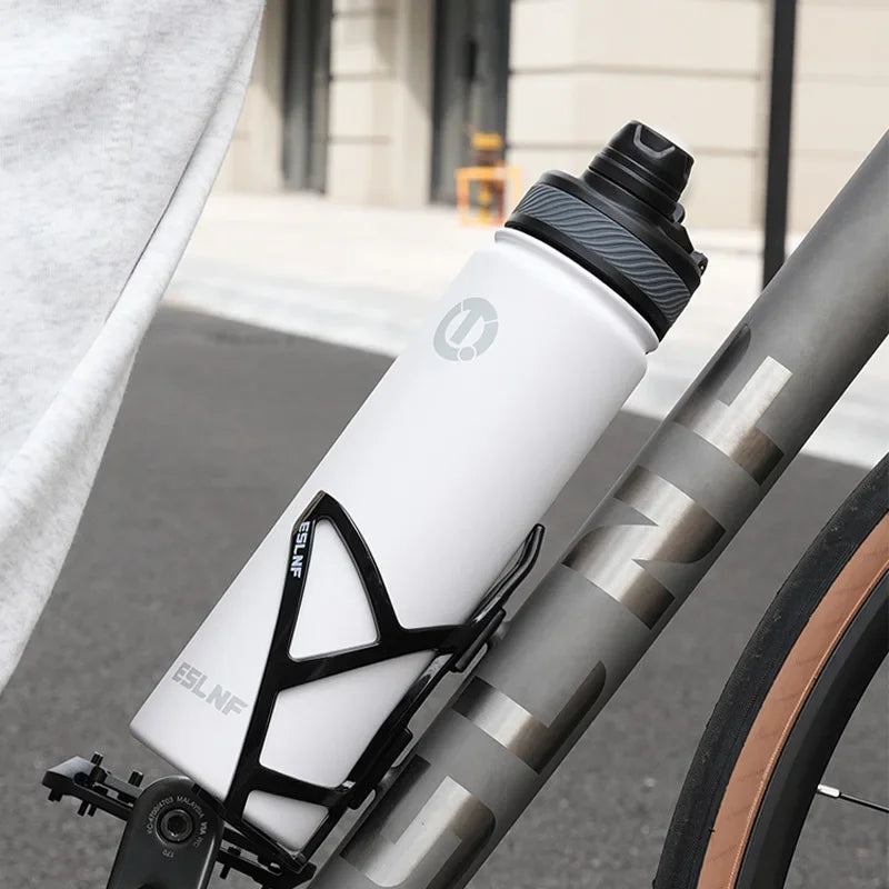 Cycling Thermal Water Bottle 0.65L Large Capacity Insulated Kettle Heat Storage Water Cup Sports MTB Cycling Accessories